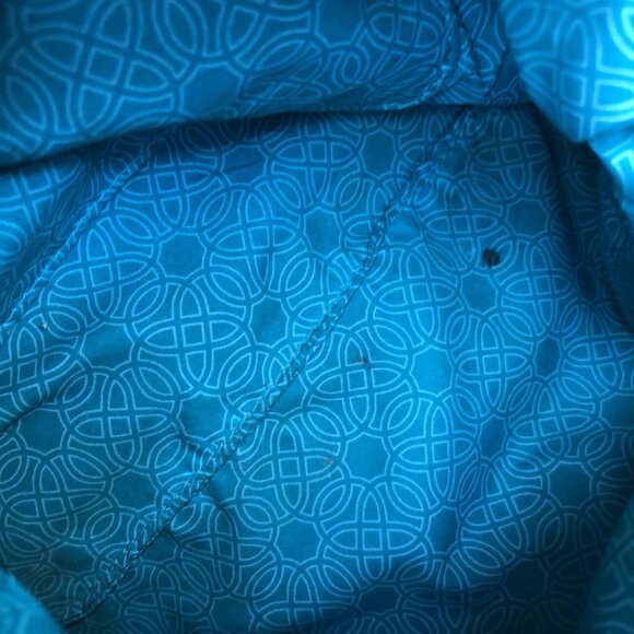 STELLA & DOT Leather Chain Crossbody Purse Brown Bag Zipper Womens - Picture 3 of 13